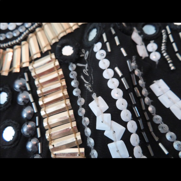 Black sequin mini dress - Picture 6 of 6